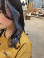 ネオリーブカップ 町田店(Neolive capu)&nbsp;イヤリングカラー/ブルー/レイヤーカット