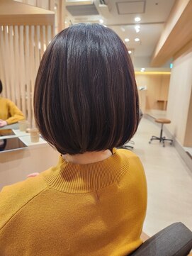 バンズ 名古屋金山(ban’s) ◇丸いしっとりボブ◇