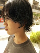 ロッソサンテ(rosso sante)&nbsp;ショートウルフパーマ