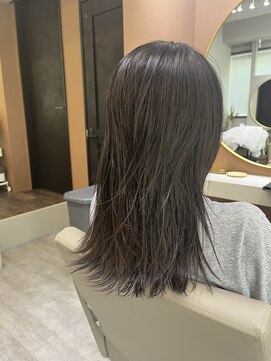 アオ 花咲町(a-o) ワンレンミディアムレイヤー♪