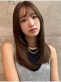 韓国レイヤーカット/ミディアムレイヤー/20代30代40代/表参道