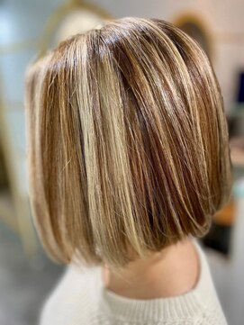 マティーナ ヘアー 池袋(Matina hair) 【ホワイトベージュ　ハイライト】池袋美容室