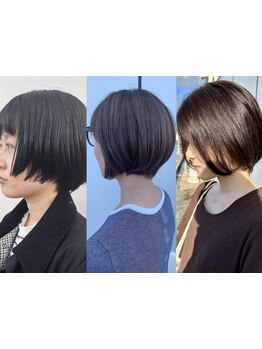 "なりたい"理想のイメージをくみ取り、雰囲気に合わせてご提案♪小顔×似合わせショート×お洒落上級者へ!