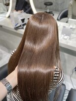 ロンドウル 熊本(Lond ulu) ウェーブミディアムメルティカラー×ブリーチなし韓国【熊本】