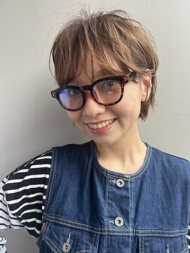 ブラウヘアアンドケア(care) ふんわりショート×パーマ