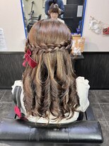 ヘアーサロン ニクス 池袋(hair Salon Nix)&nbsp;編み込みハーフ