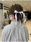 __ツインヘア__前撮りヘア__花嫁ヘア__