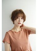 くびれショート/マロンベージュ