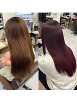 ハピネス 梅田茶屋町店(HAPPINESS)&nbsp;韓国風レイヤーカット顔まわりくびれオルチャン梅田