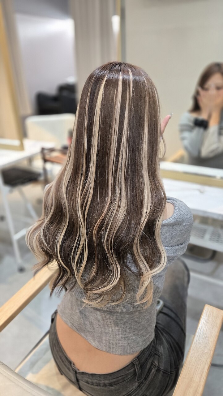 エクステ】サラサラストレート/シールエクステ/ブリーチ：L234529400