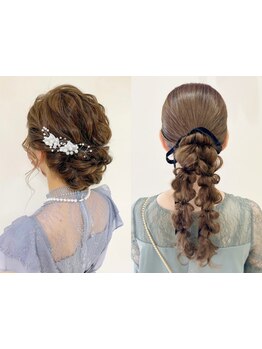 【三宮徒歩2分★】結婚式,二次会も対応!土日祝は7:00～ご予約OK♪金箔+\300★髪飾り付きクーポンあり￥2750