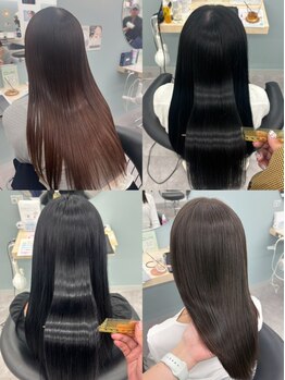 ケシキ(keshiki)の写真/《ナチュラルな仕上がりの縮毛矯正》クセや広がる髪とお別れ。ボリュームダウンして柔らかさ×扱いやすさを