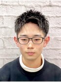 アップバングショート