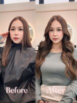 ラピス 福岡天神店(Lapis)&nbsp;ナチュラルベージュ×エクステ80枚