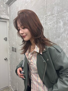 オーン 渋谷(OOn) ブリーチなしブラウンベージュレイヤー