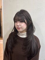 ヘアーアンドメイク シークタチカワ 立川店(Hair&Make Seek)&nbsp;たぷっとレイヤー×チョコグレージュ