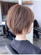 20代30代40代50代ナチュラル大人可愛いレイヤーショートボブ