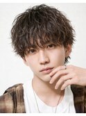 MEN’S横浜/ラウンドマッシュ/シャドウパーマ/高島町