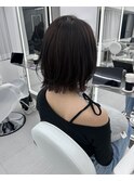 巻ける縮毛矯正レイヤーボブ