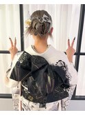 成人式着付けヘアセット♪