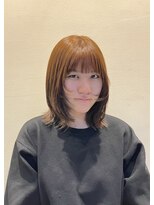 シアン 栄店(CYAN.)&nbsp;顔まわりミディアムレイヤーでアクセント☆