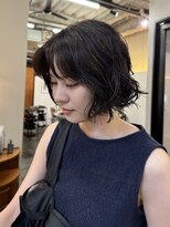 ニール 名古屋 伏見 丸の内(NEELU)&nbsp;[NEELE_take]コテ巻き風ボブパーマ