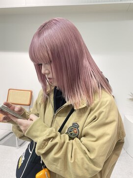 ミーム 原宿 表参道(meme) ◎ブロンドハイトーンデザインカラーアンブレラカラー金髪