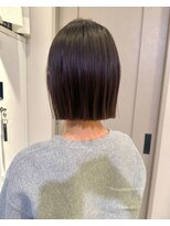 サンド 池袋 2nd(sand)&nbsp;切りっぱなしボブ/縮毛矯正/ツヤ髪