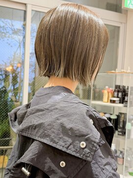 ヘア アンド スパ エジェリ プリム(hair&spa egerie prime) 【恵比寿】小顔切りっぱなしボブ/30代/40代/50代