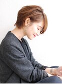 大人カッコいい前下がりショートボブ【middle】丸岡奈央