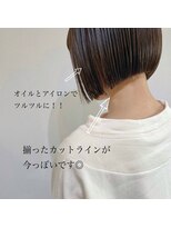 メルバ(Melva)&nbsp;黒髪/ボブルフ/ネビージュ/小顔/ワンレン/水戸/髪質改善/前髪