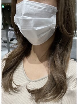 ジンジャー(GINGER) 韓国ヘア×くびれ巻き×ハイトーン×髪質改善