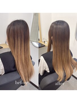 リアン 四条大宮店(Lien) 『髪質改善』ストレートエステ（縮毛矯正）（リタッチ可）
