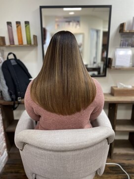 ルフレ 新宿本店2nd(Reflet) お客様カタログ＃新宿髪質改善ブリーチハイトーンエクステ韓国