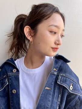 ブラウヘアアンドケア(care) うねりカバーヘアスタイル