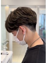 オーシャントーキョー 仙台(OCEAN TOKYO)&nbsp;絶壁解消！ナチュラルセンターパート刈り上げハイライト仙台