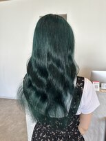 ビスポーク(BESPOKE)&nbsp;グリーン/グリーンカラー/ダブルカラー/ブリーチ/ハイトーン