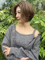 ロエ 平尾山荘(loe)&nbsp;【脱白髪ぼかし】ハイライト×上品ボブ