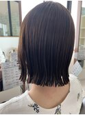 切りっぱなしボブ