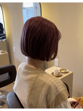 エリスホリエ(Eliss Horie) pink color×bob 芝下光