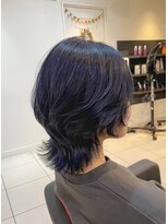 アクアオモテサンドウ(ACQUA omotesando) *黒髪ショートウルフカットミディアムウルフレイヤーカット