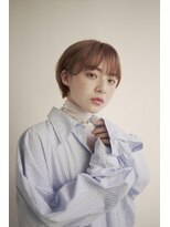 ムク 甲府(muku.)&nbsp;ミディアムヘア/斜めバング/グレージュカラー/甲府駅