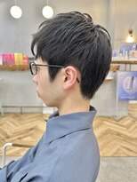 ロミーオム 本厚木(ROMMY. Homme)&nbsp;刈り上げないアップバングショート短髪ビジネスメンズヘア