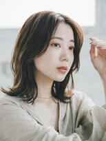 クレス 武蔵浦和店&nbsp;大人可愛い顔まわりレイヤーミディアムボブ