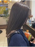髪質改善サロンのダメージレス縮毛矯正×透明感カラーでうる艶
