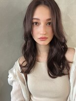 パーク(PARK)&nbsp;【PARK】ラベンダーベージュ×セミディレイヤー