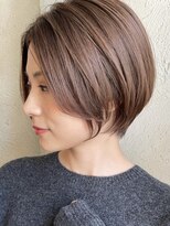ノイ(noi) 顔周りレイヤーカットくびれヘアミルクティーベージュカラー