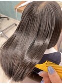 前下がりボブ×艶髪縮毛矯正