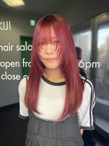 キジ(KIJI)&nbsp;★フェイスレイヤー×ガーネットレッド★