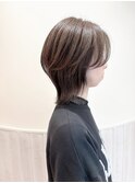 レイヤー白髪ぼかし　メルティカラー　似合わせカット